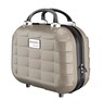 Hartschalenkoffer-Set Exopack inkl. Beautycase in beige, blue & black