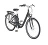 E-Bike Alu-City 28", 7-Gang mit Vorderradmotor in black