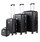 Hartschalenkoffer-Set Exopack inkl. Beautycase in black