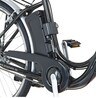 E-Bike Alu-City 28", 7-Gang mit Vorderradmotor in black